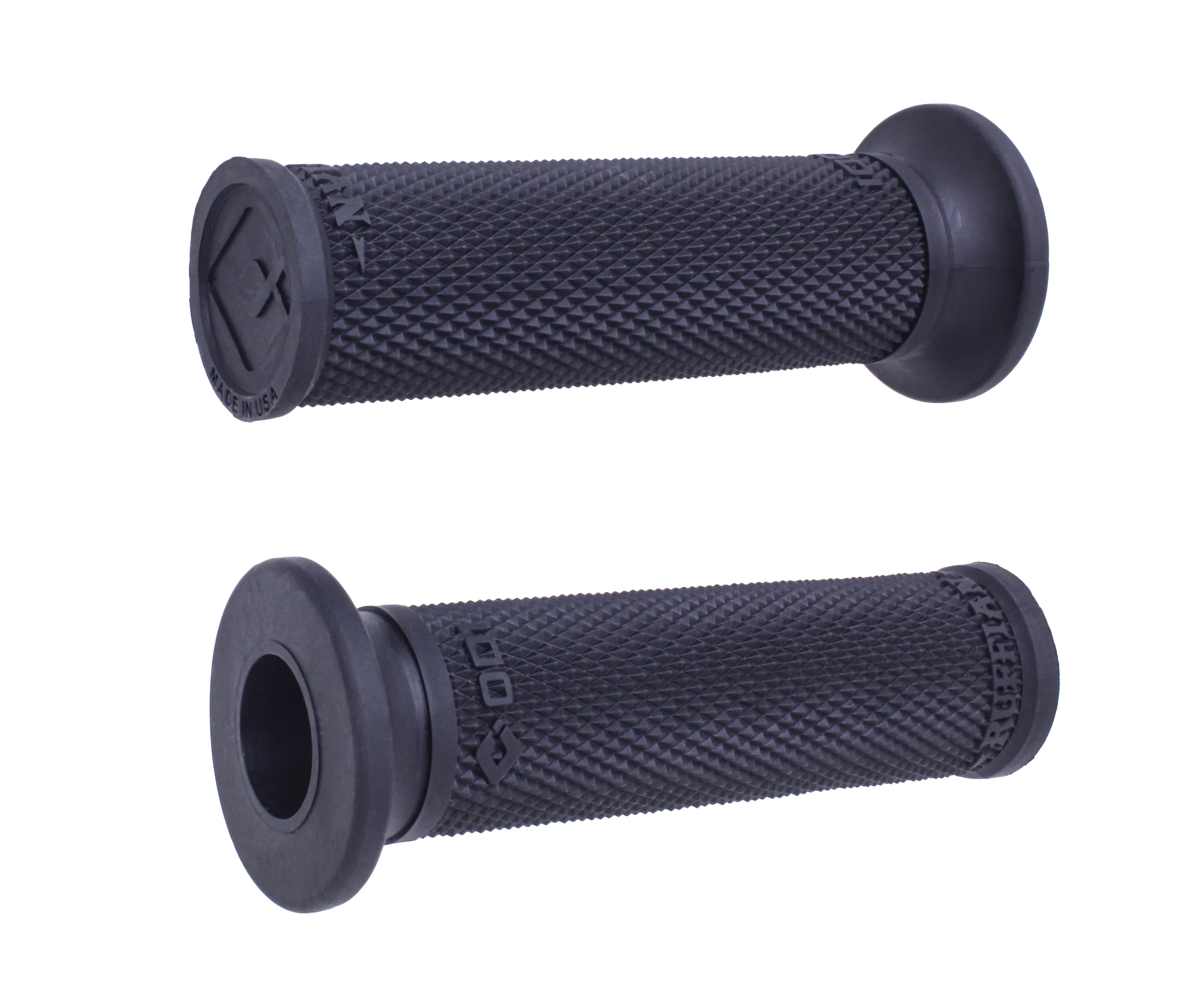 RUFFIAN Full-Knurl V-TWIN Slip-On GRIPS